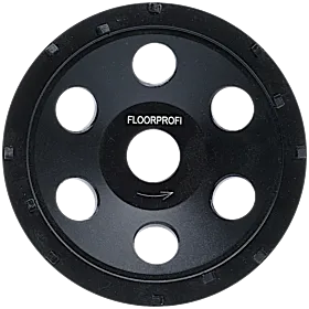 Schleiftopf Schleifteller PKD 125 mm mit 12 Segmente